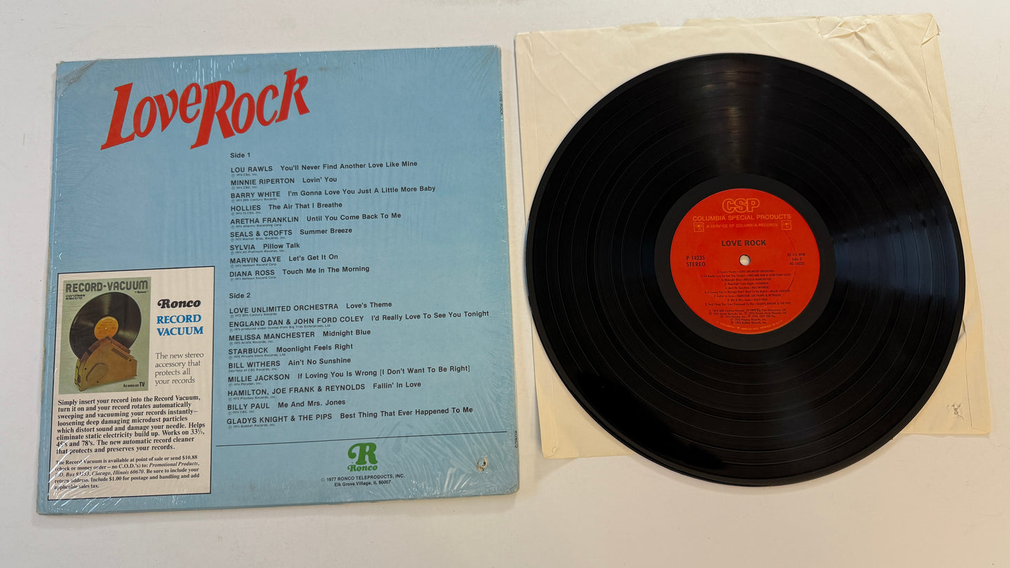 Various Love Rock Used Vinyl LP VG+\VG+