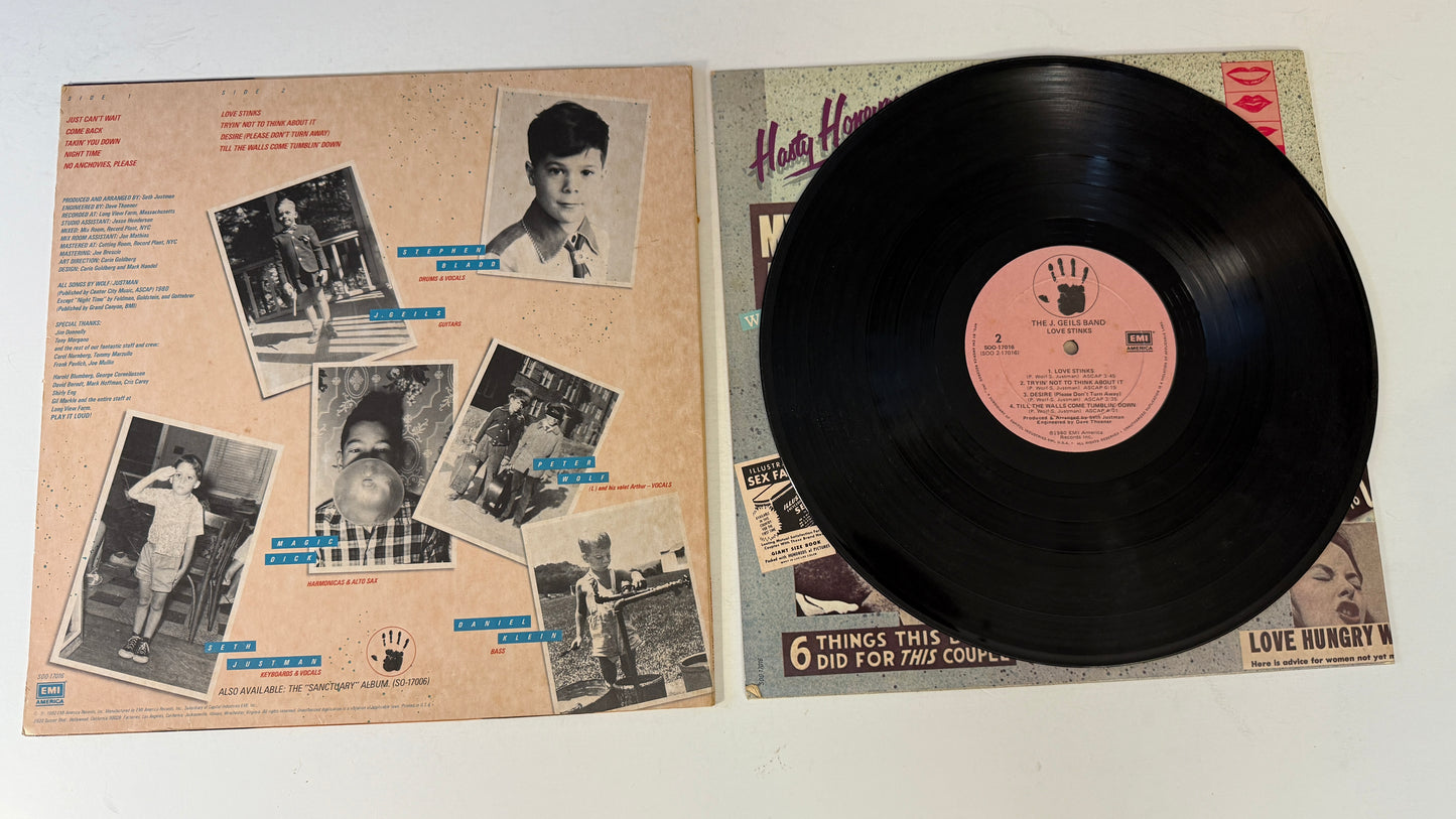 The J. Geils Band Love Stinks Used Vinyl LP VG+\VG
