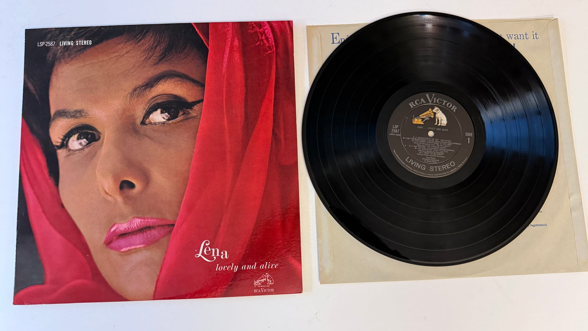 Lena Horne Lovely And Alive Used Vinyl LP VG+\VG+