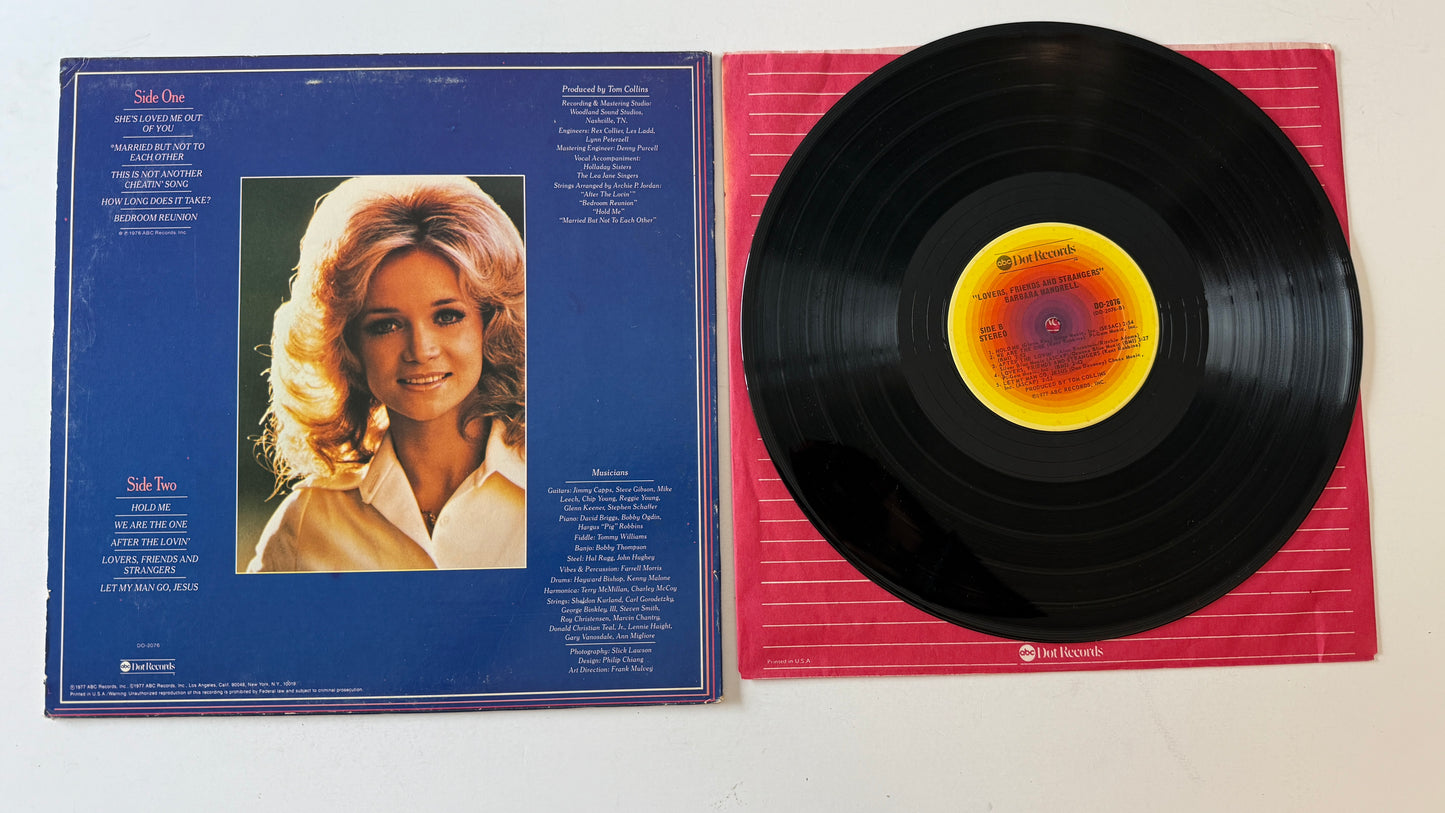 Barbara Mandrell Lovers, Friends And Strangers Used Vinyl LP VG+\VG
