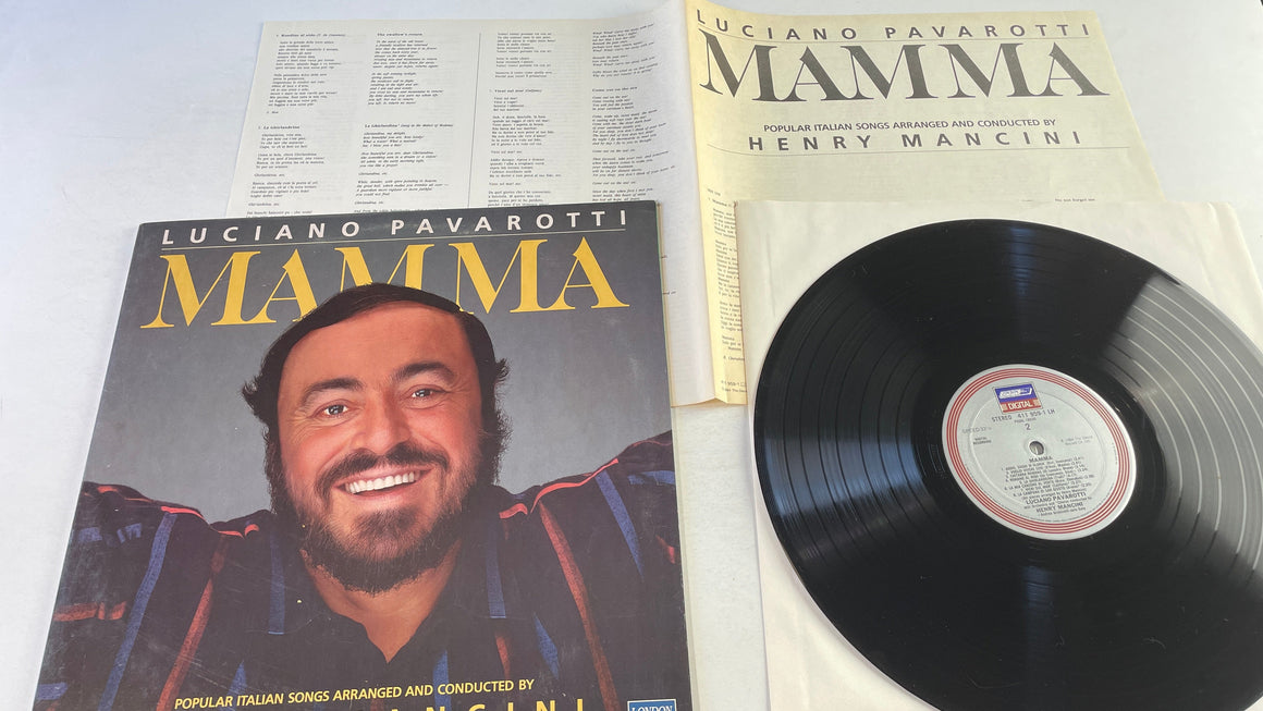 Luciano Pavarotti Henry Mancini Mamma Used Vinyl LP VG+\VG+