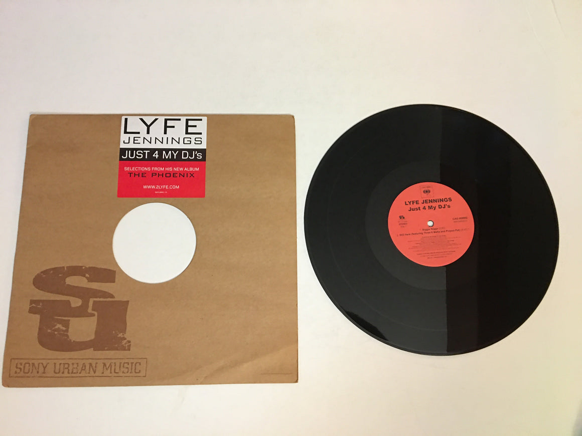 Lyfe Jennings Just 4 My DJ's 12" Used Vinyl Single VG+\VG+