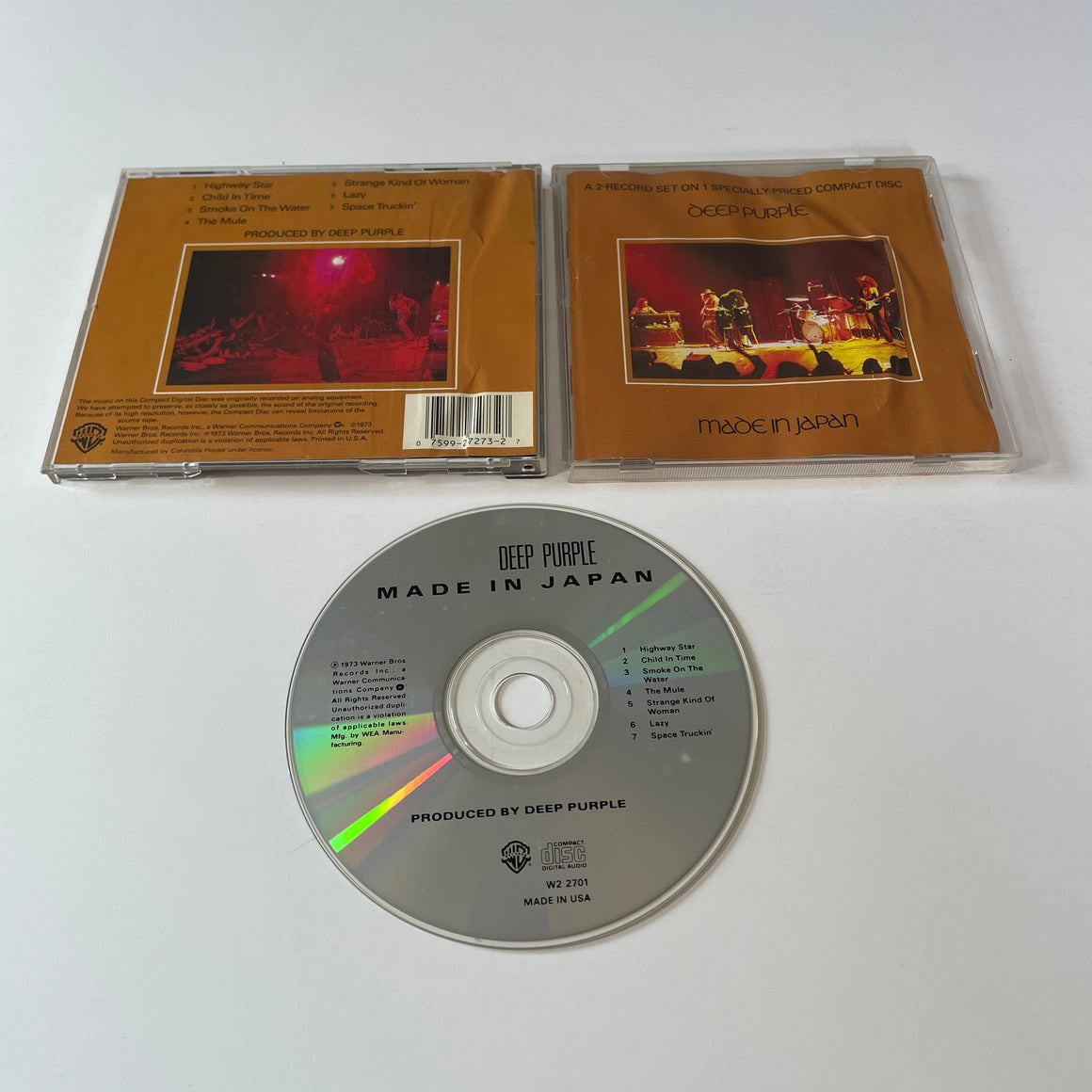 Deep Purple Made In Japan Used CD VG+\VG+