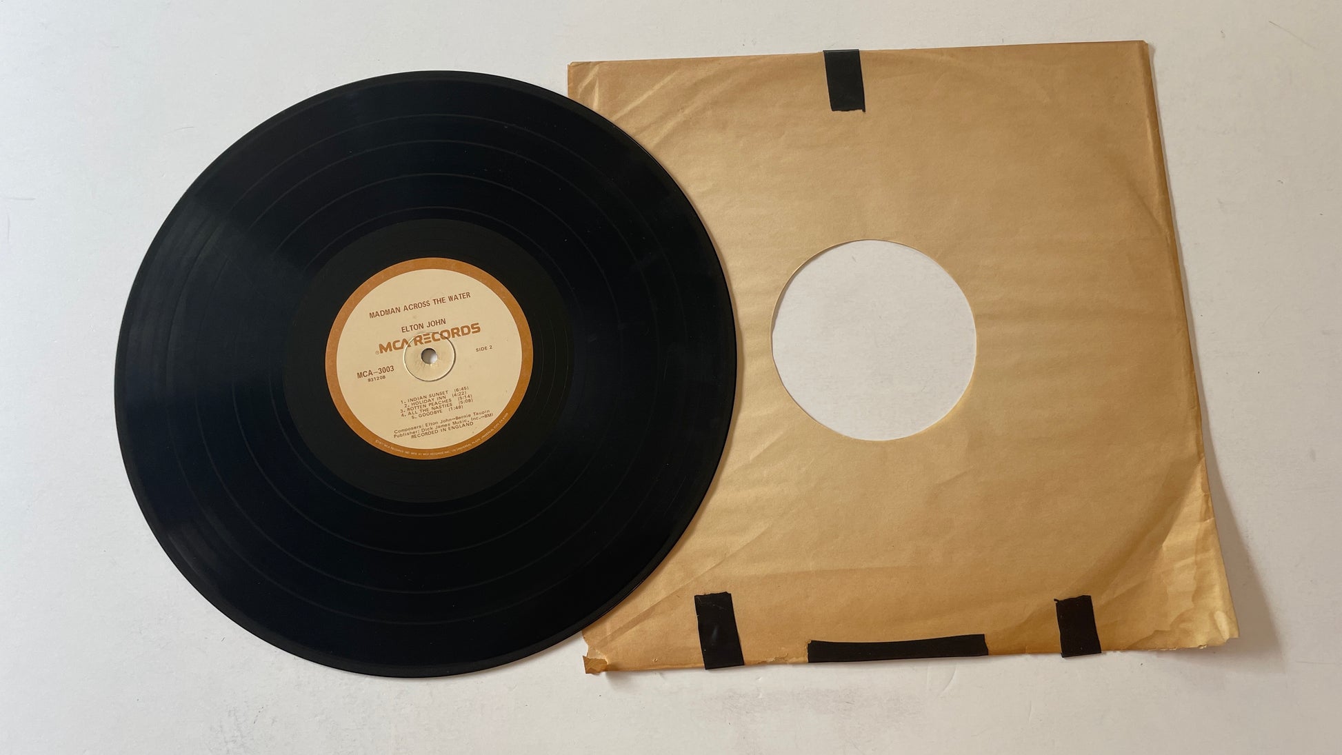 Elton John Madman Across The Water Used Vinyl LP VG+\G+