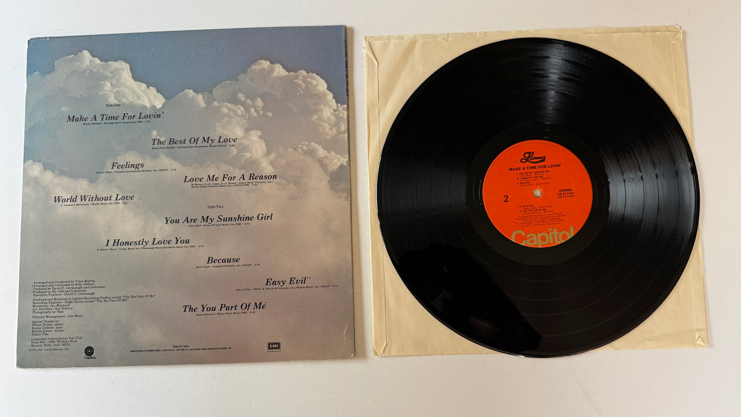 The Lettermen Make A Time For Lovin' Used Vinyl LP VG+\VG