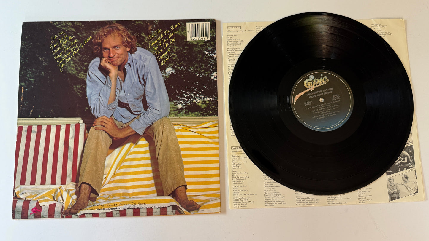 Livingston Taylor Man's Best Friend Used Vinyl LP VG+\VG