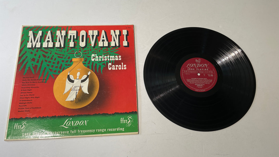 Mantovani And His Orchestra Christmas Carols Used Vinyl LP VG\G