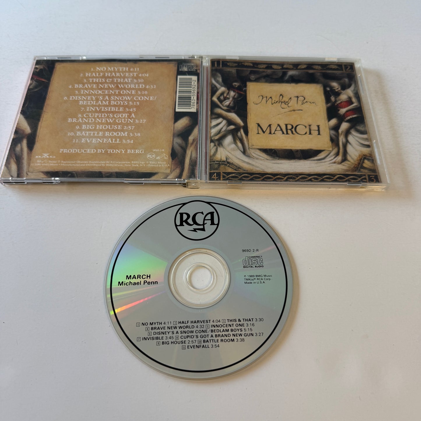 Michael Penn March Used CD VG+\VG+