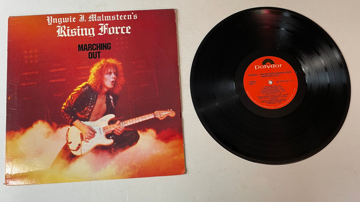 Yngwie J. Malmsteen's Rising Force Marching Out Used Vinyl LP VG\VG