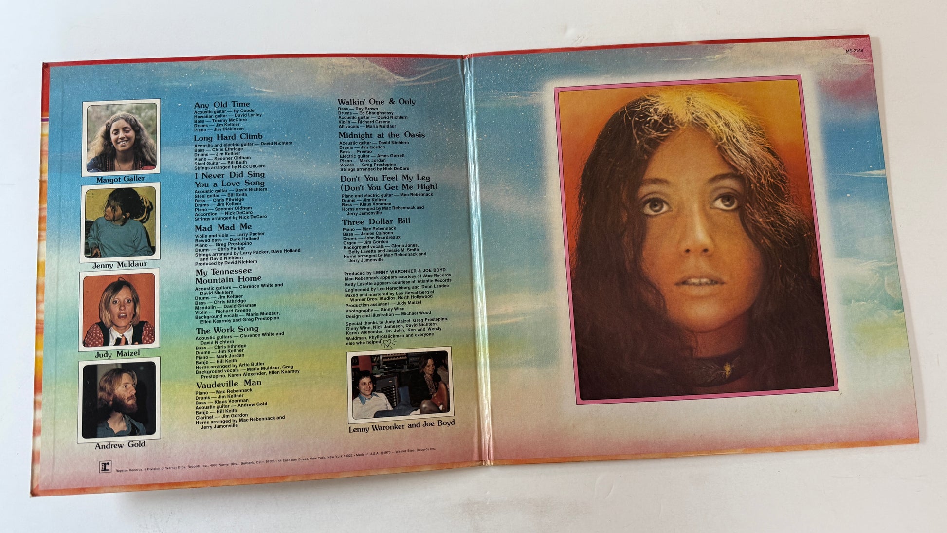 Maria Muldaur Maria Muldaur Used Vinyl LP VG+\VG