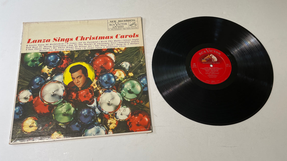 Mario Lanza Lanza Sings Christmas Carols Used Vinyl LP VG+\VG