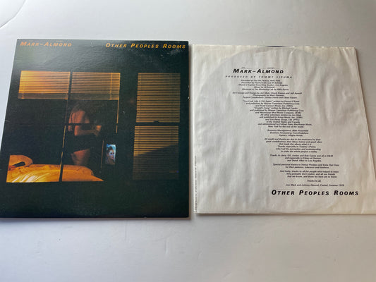 Mark-Almond Other Peoples Rooms Used Vinyl LP VG+\VG+