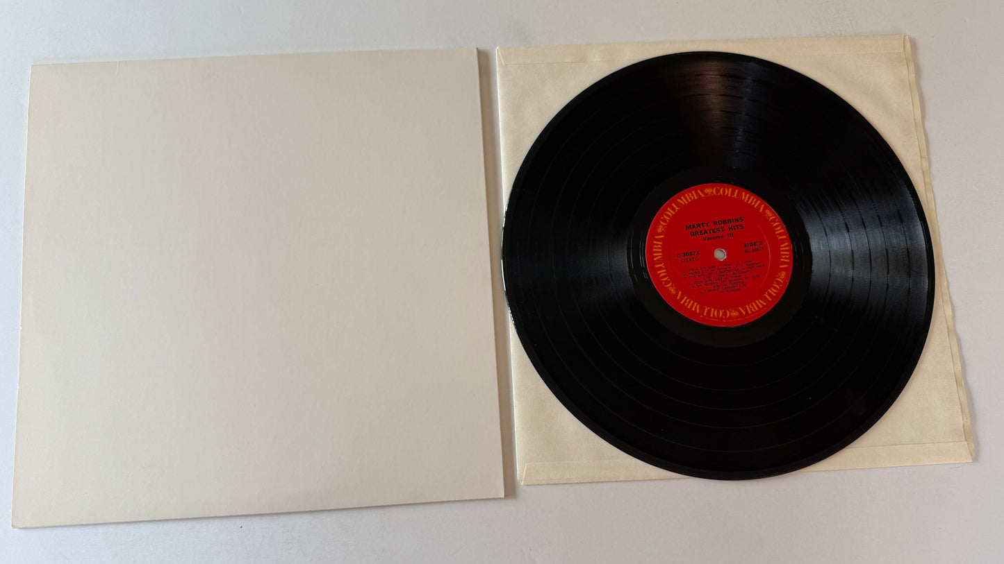 Marty Robbins Marty Robbins' Greatest Hits Vol. III Used Vinyl LP VG+\VG+