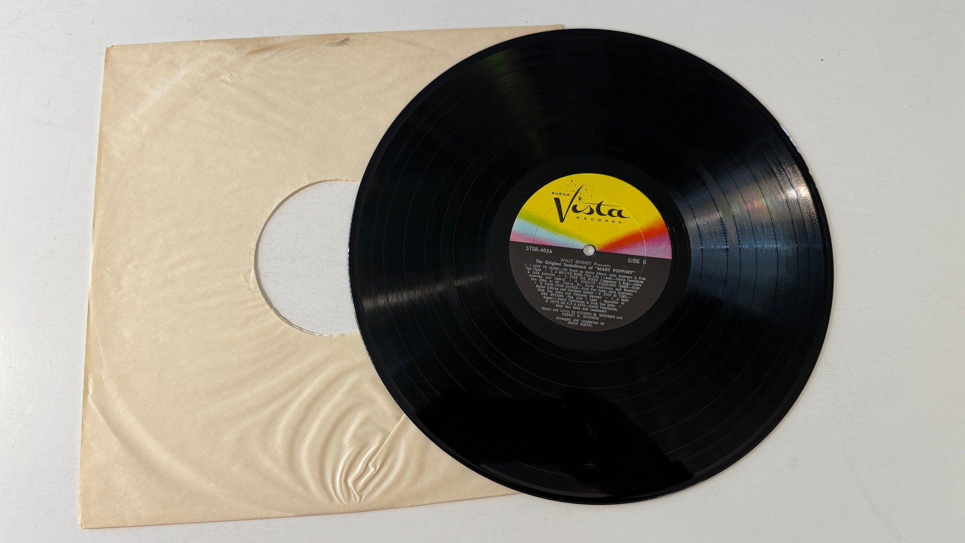 Julie Andrews Mary Poppins (Original Cast Sound Track) Used Vinyl LP VG+\VG