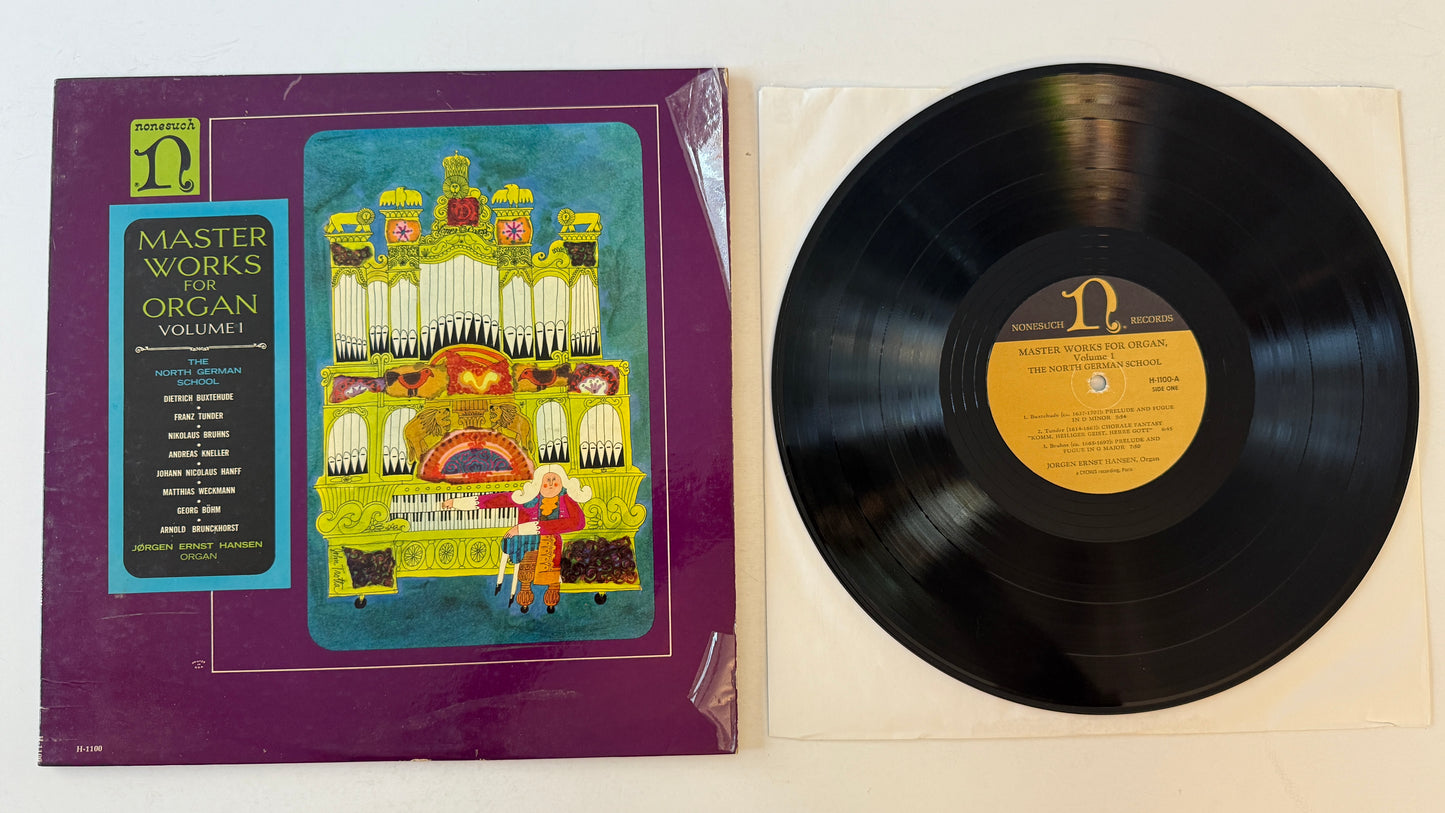 Jørgen Ernst Hansen Master Works For Organ, Volume 1 - The North German School Used Vinyl LP VG+\VG