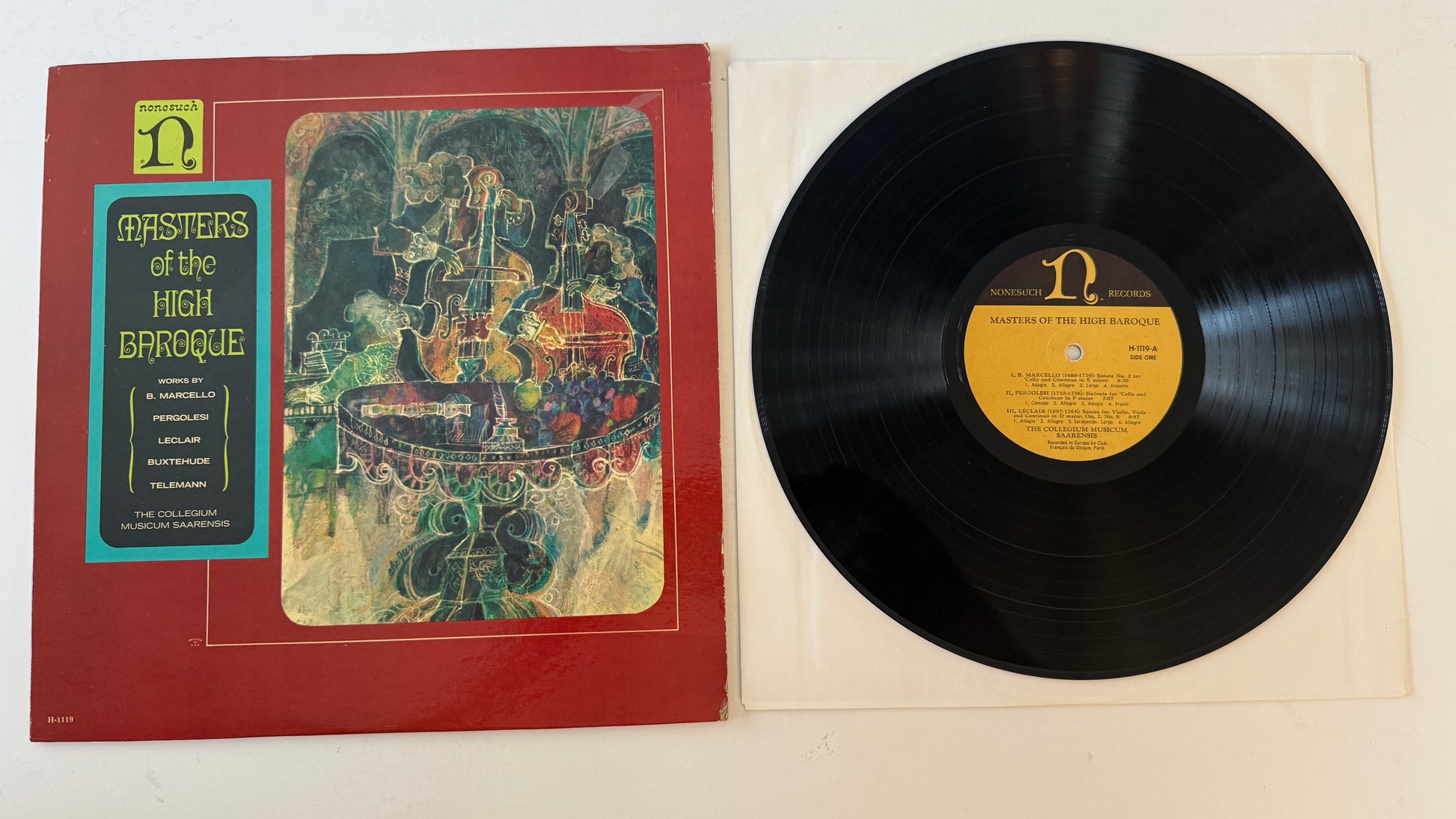 Collegium Musicum Saarensis Masters Of The High Baroque Used Vinyl LP VG+\VG+