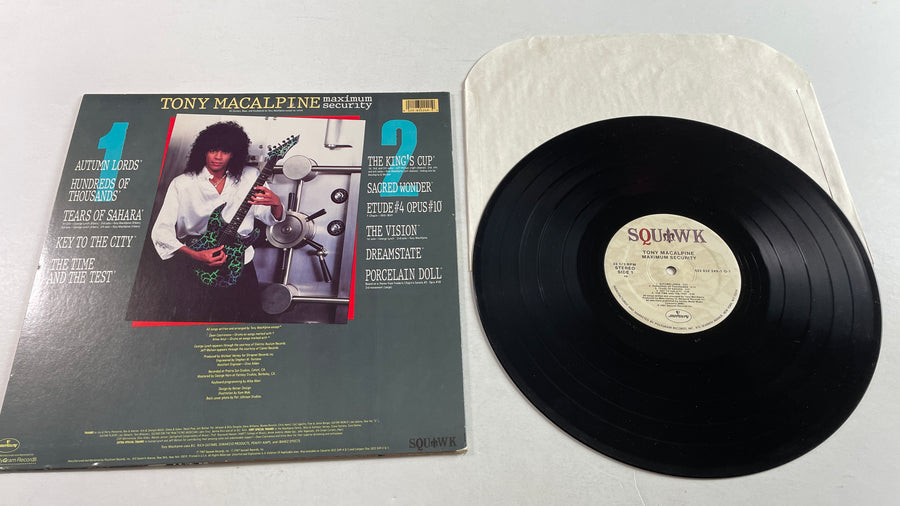 Tony MacAlpine Maximum Security Used Vinyl LP VG+\VG+