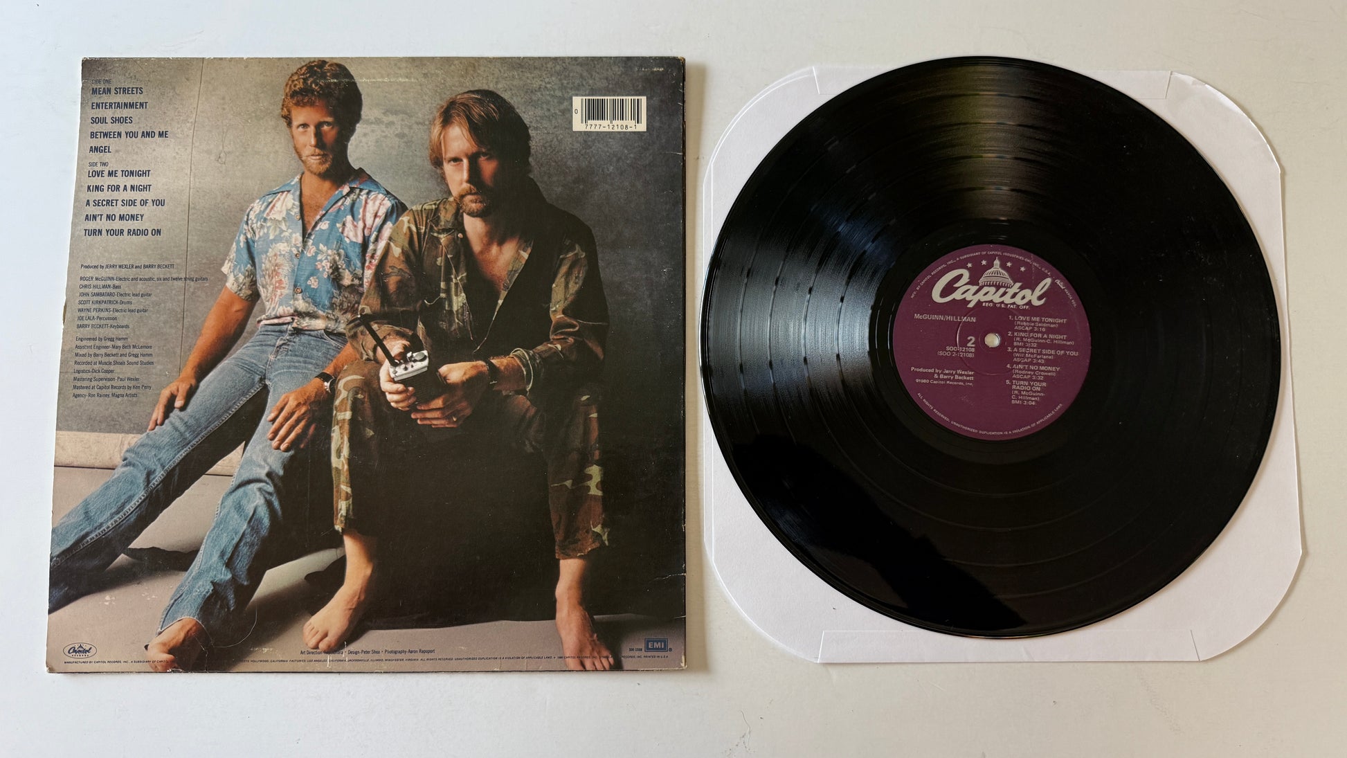 Roger McGuinn McGuinn-Hillman Used Vinyl LP VG+\G+