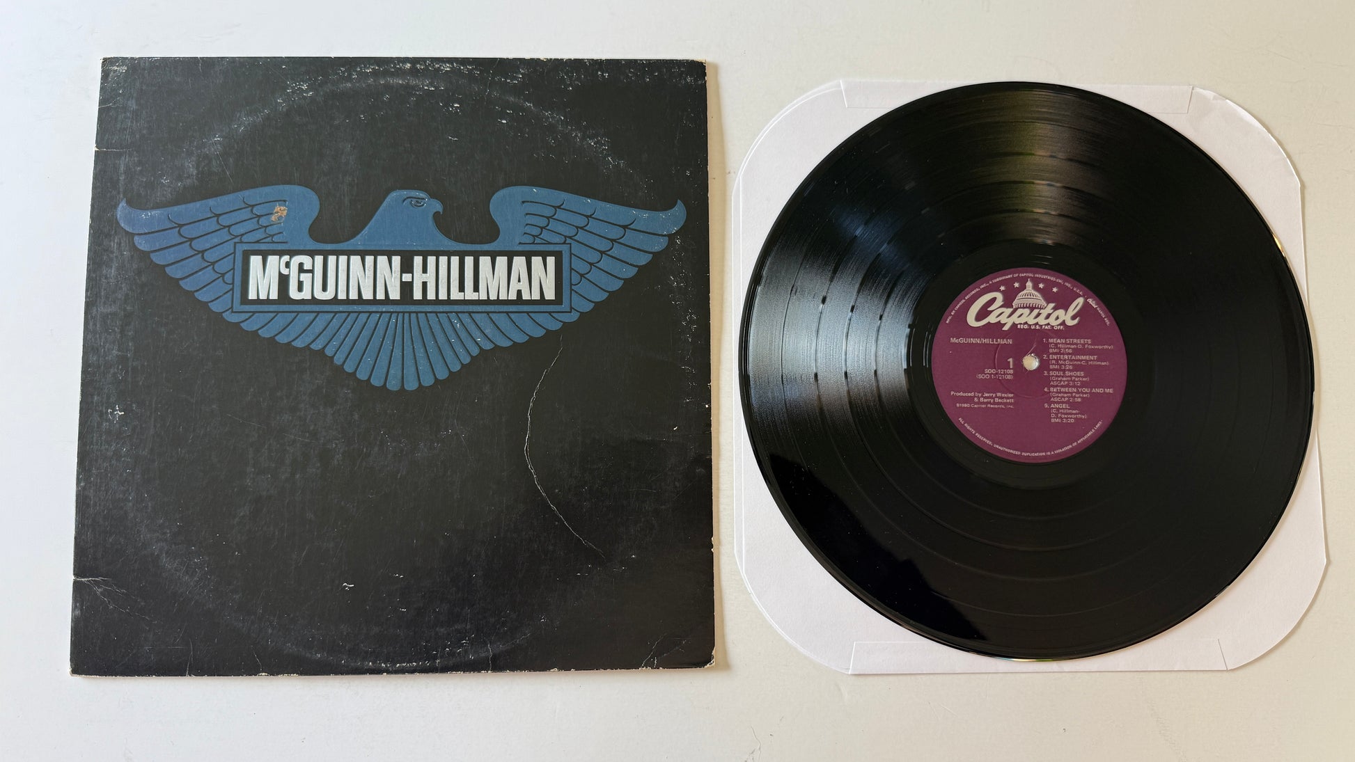 Roger McGuinn McGuinn-Hillman Used Vinyl LP VG+\G+