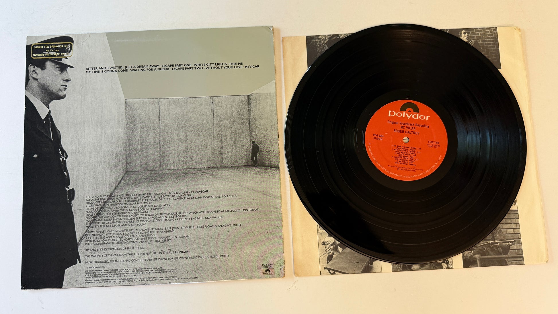 Roger Daltrey McVicar (Original Soundtrack Recording) Used Vinyl LP VG+\VG