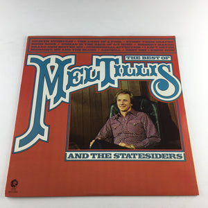 Mel Tillis The Best Of Mel Tillis And The Statesiders Used Vinyl LP VG+\VG