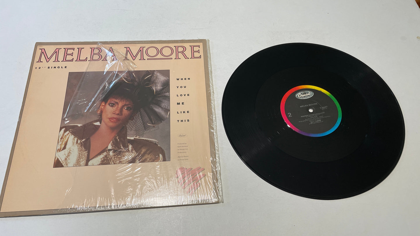 Melba Moore When You Love Me Like This 12" Used Vinyl Single VG+\VG+