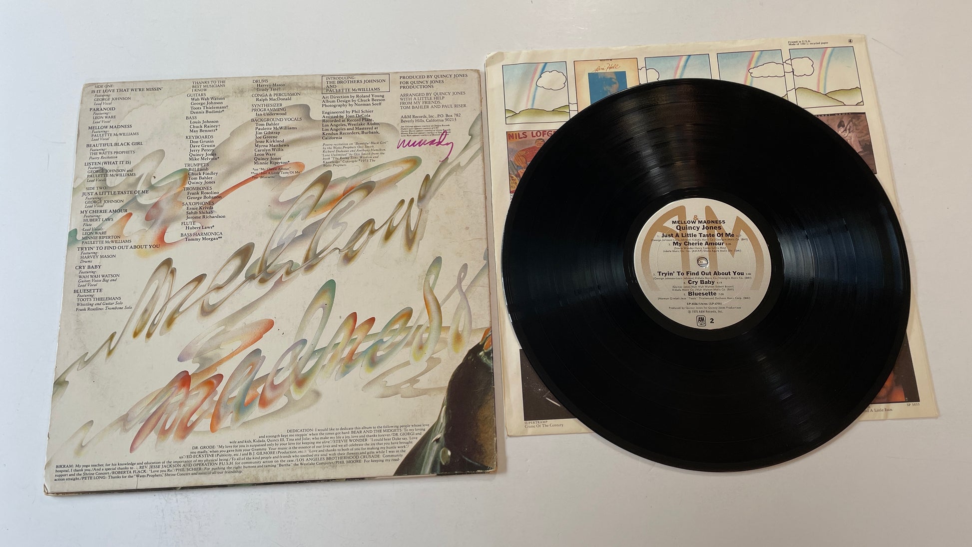 Quincy Jones Mellow Madness Used Vinyl LP VG+\G+