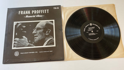 Frank Proffitt Memorial Album Used Vinyl LP VG+\VG