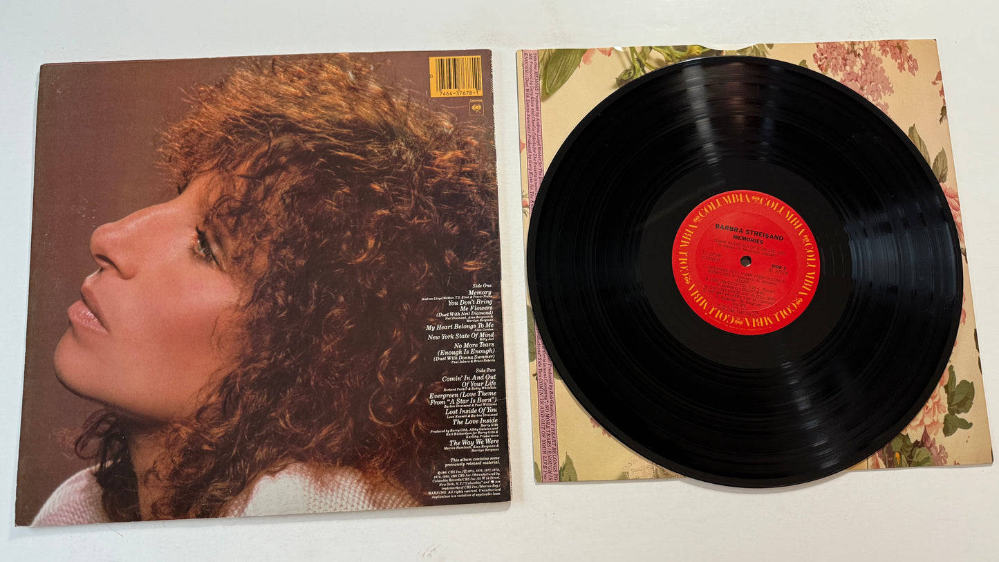 Barbra Streisand Memories Used Vinyl LP VG+\VG+