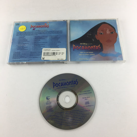 Menken, Schwartz Pocahontas (An Original Disney Soundtrack) Used CD VG+\VG+