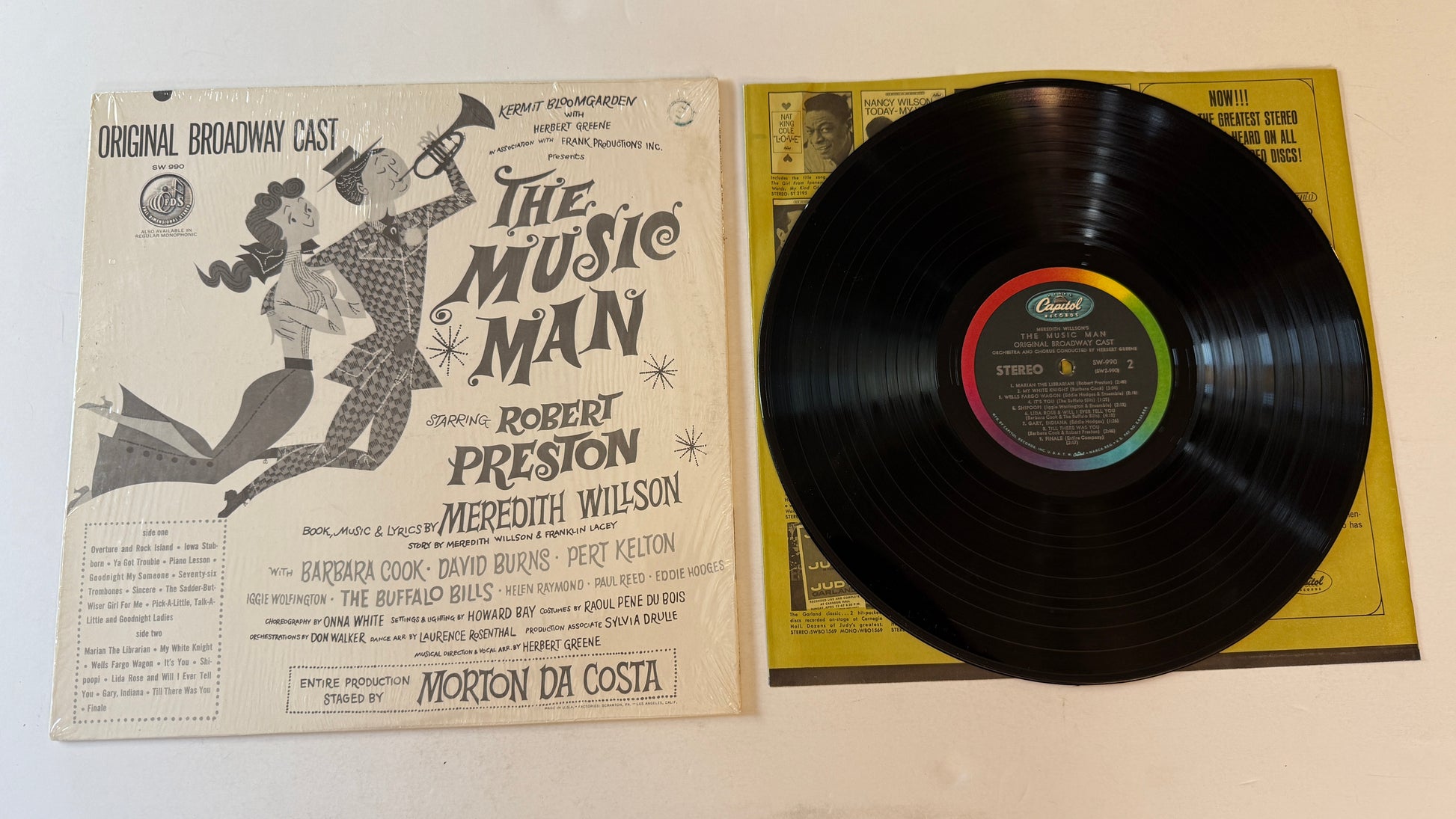 Meredith Willson Meredith Wilson's The Music Man - Original Cast Used Vinyl LP VG+\VG+