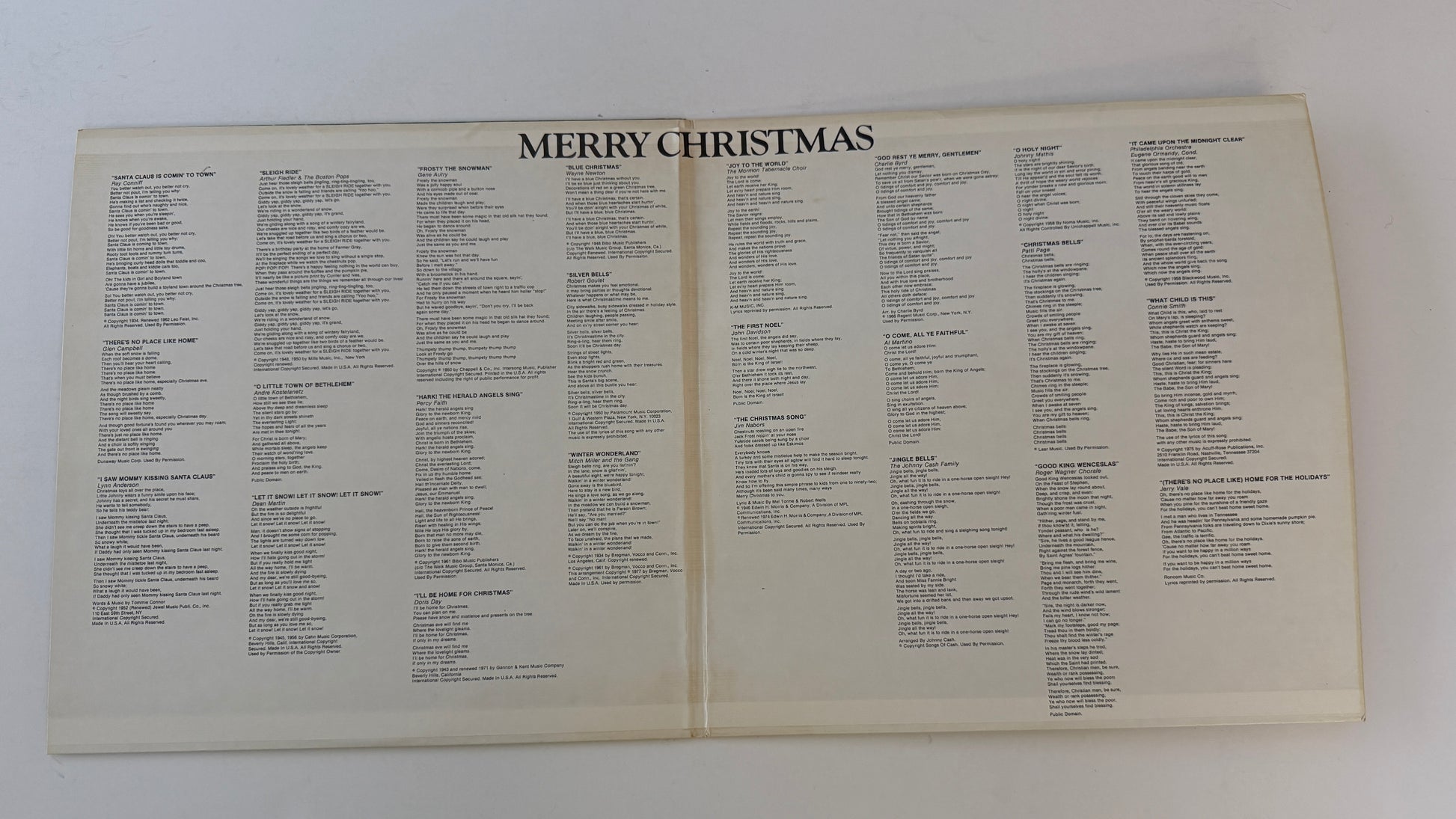 Various Merry Christmas 30 Favorite Songs 30 Great Artists Used Vinyl 2LP VG+\VG+