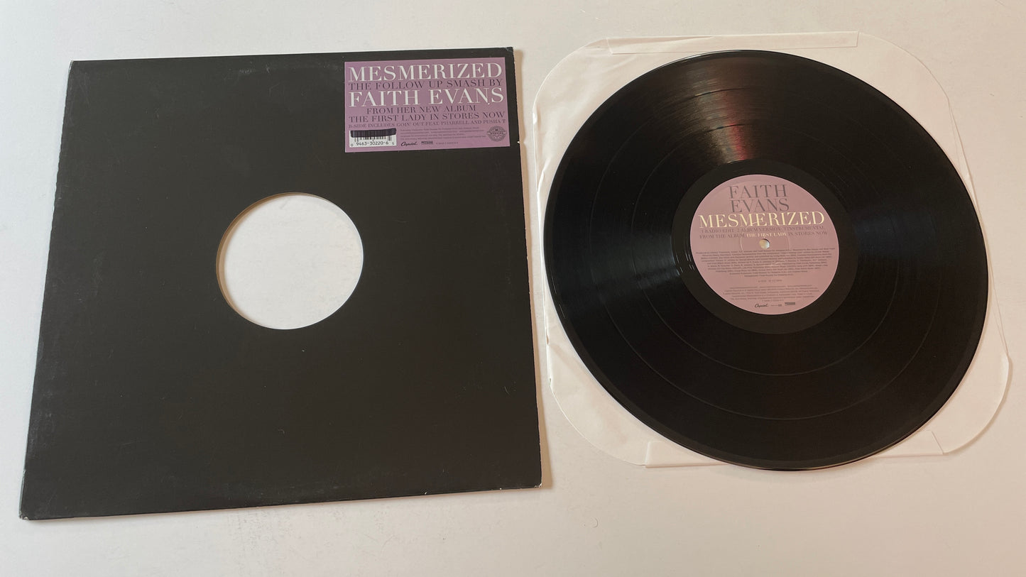 Faith Evans Mesmerized 12" Used Vinyl Single VG+\VG+