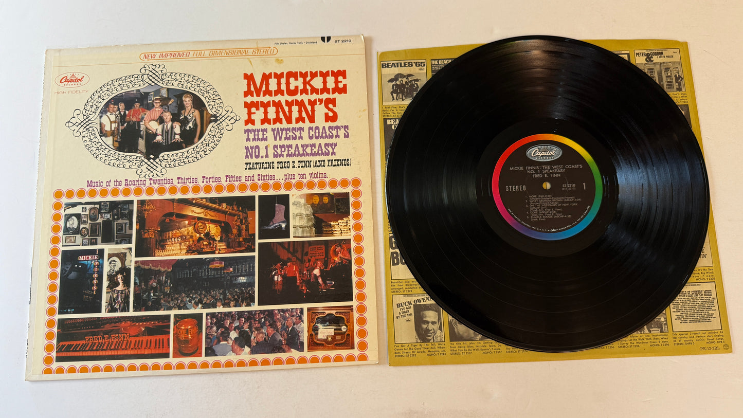 Fred E. Finn Mickie Finn's - The West Coast's No. 1 Speakeasy Used Vinyl LP VG+\VG+