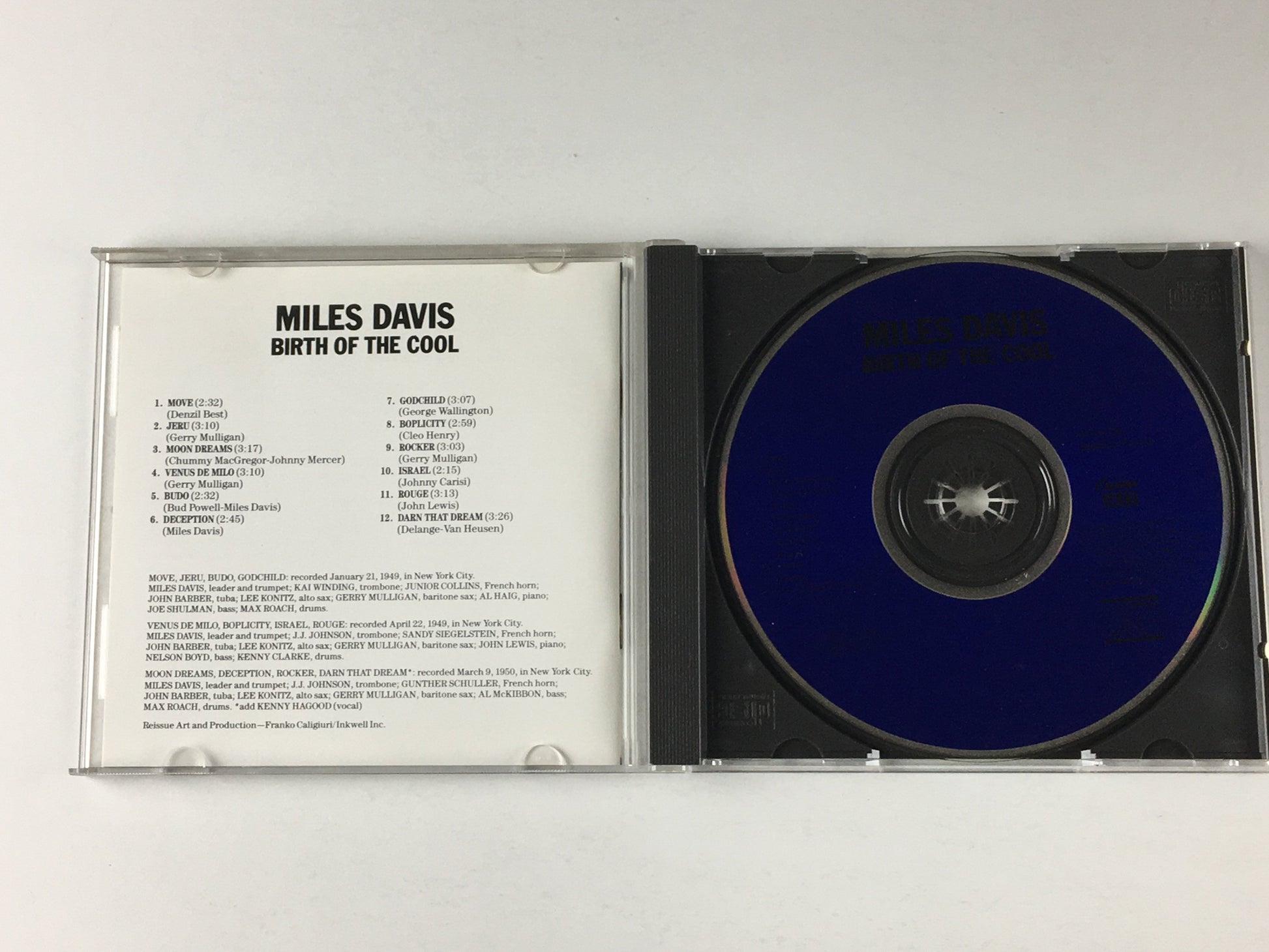 Miles Davis Birth Of The Cool \ Silver