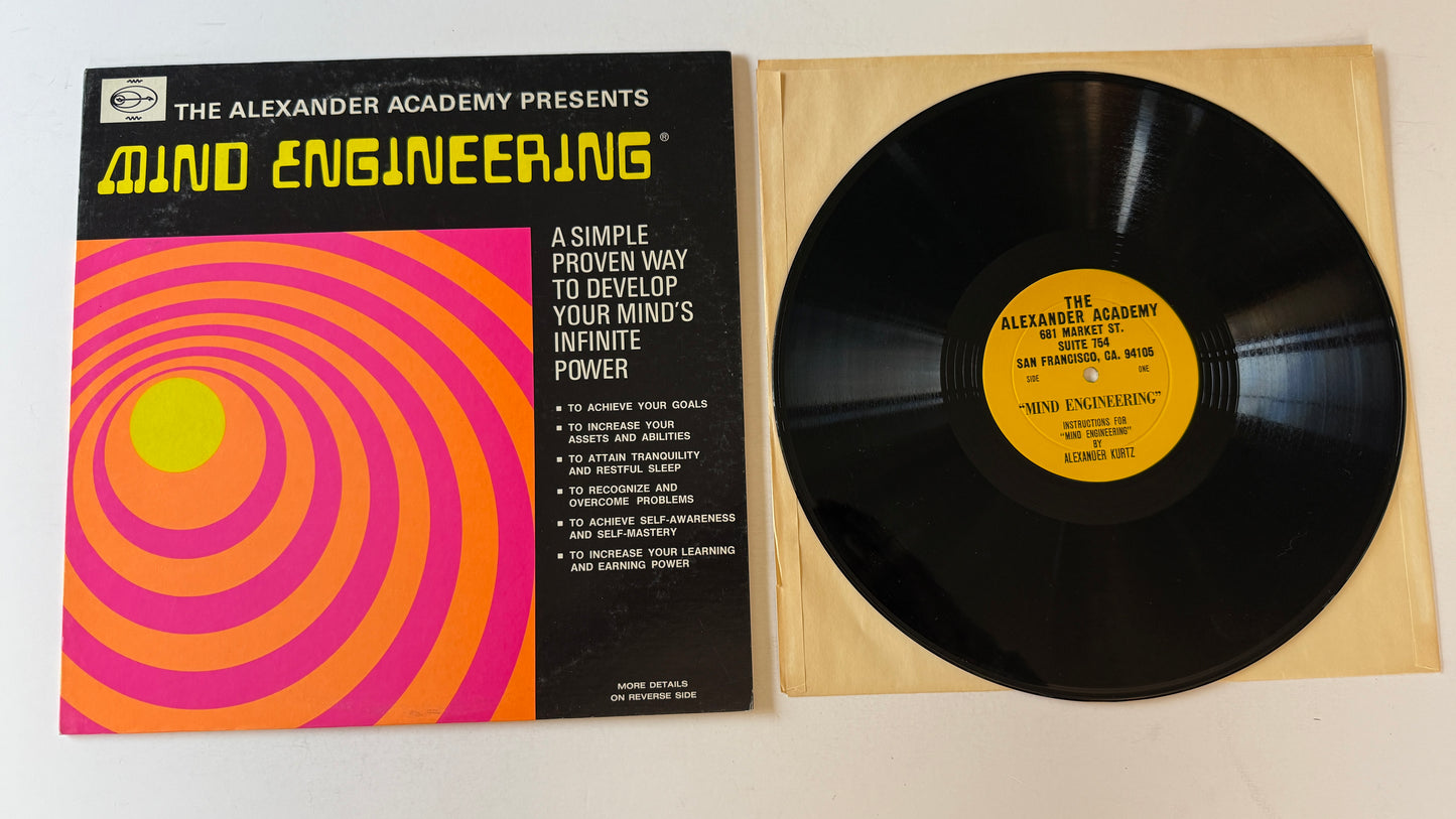 The Alexander Academy Mind Engineering Used Vinyl LP VG+\VG