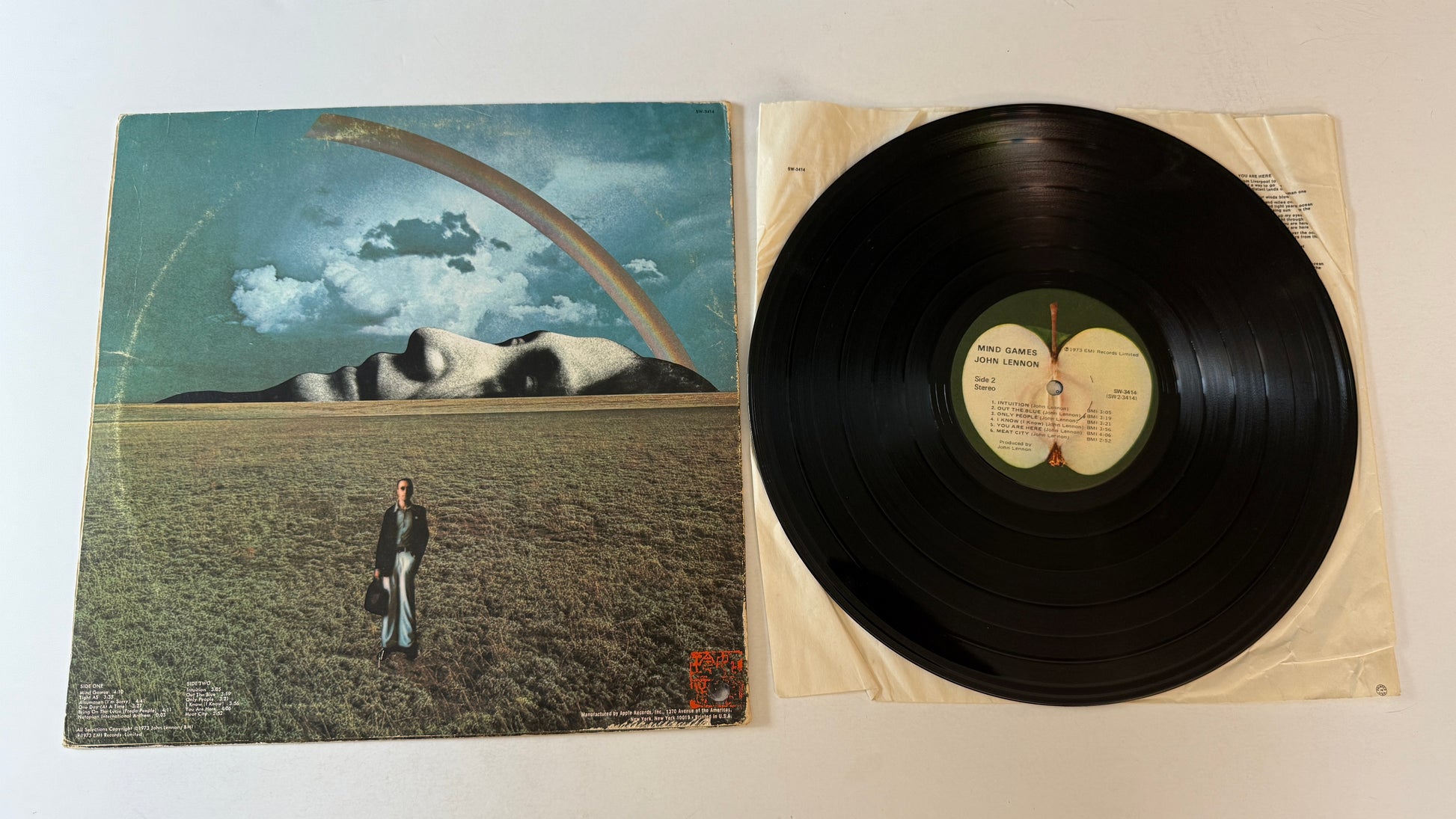 John Lennon Mind Games Used Vinyl LP VG+\G+