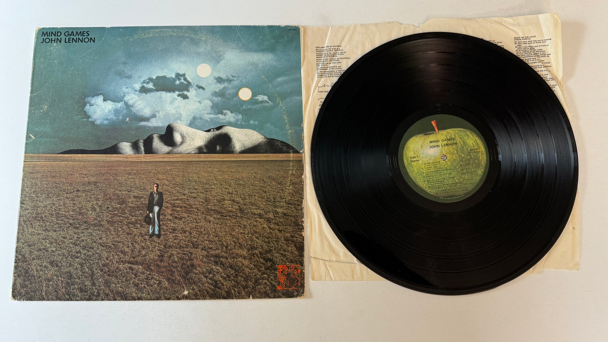 John Lennon Mind Games Used Vinyl LP VG+\G+