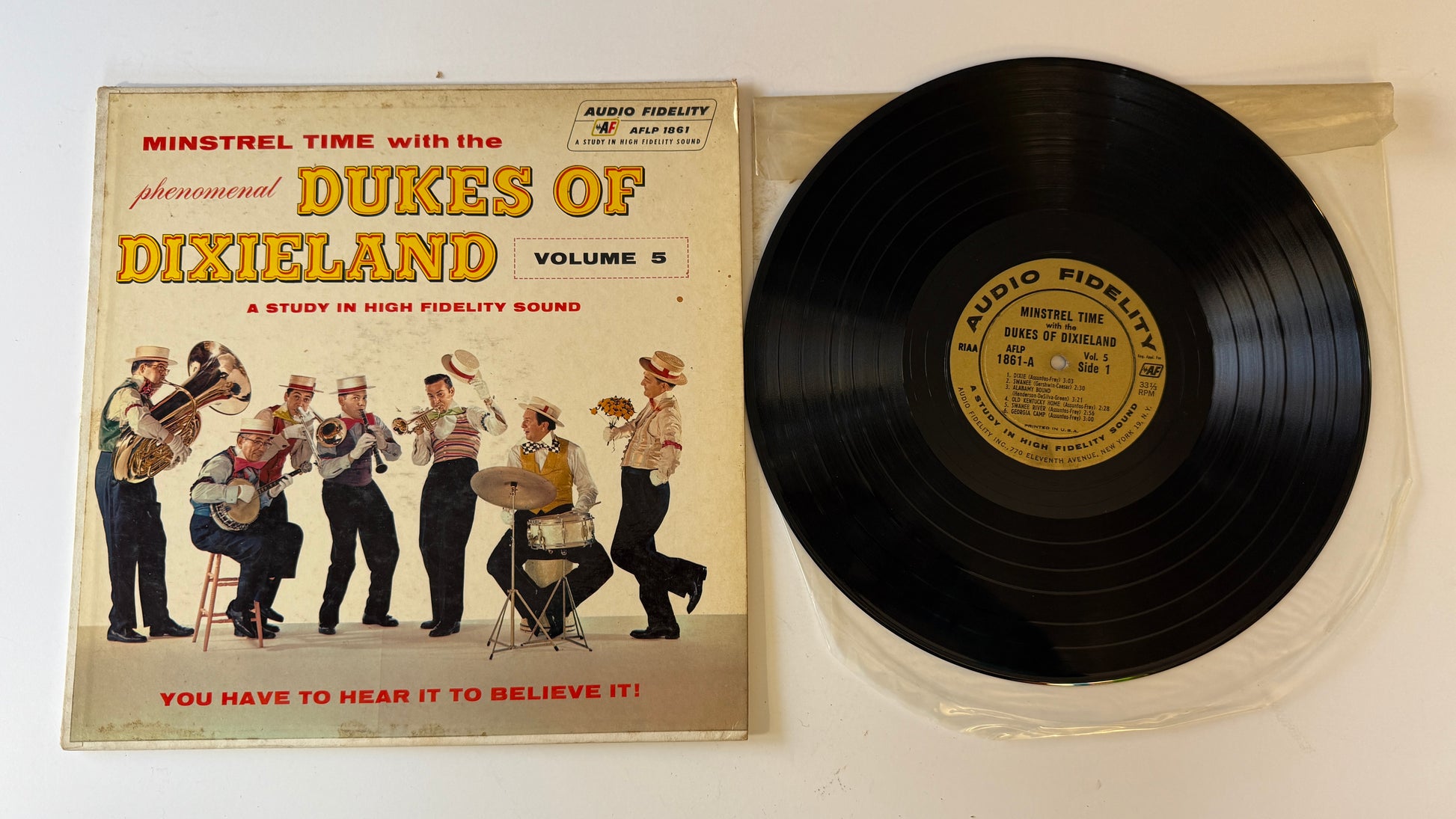 The Dukes Of Dixieland Minstrel Time With The Phenomenal Dukes Of Dixieland Vol 5 Used Vinyl LP VG\VG