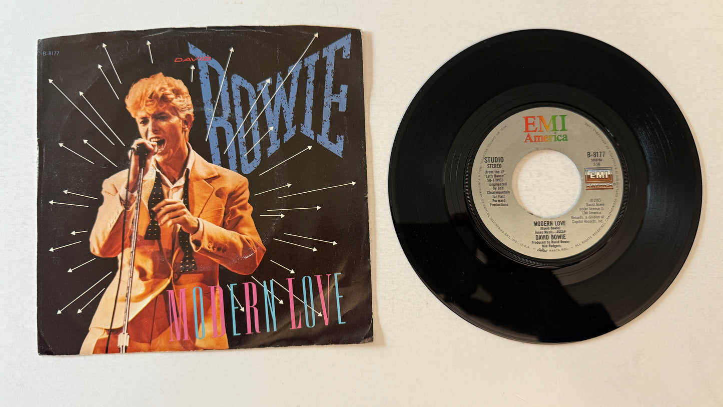 David Bowie Modern Love Used 45 RPM 7" Vinyl VG+\