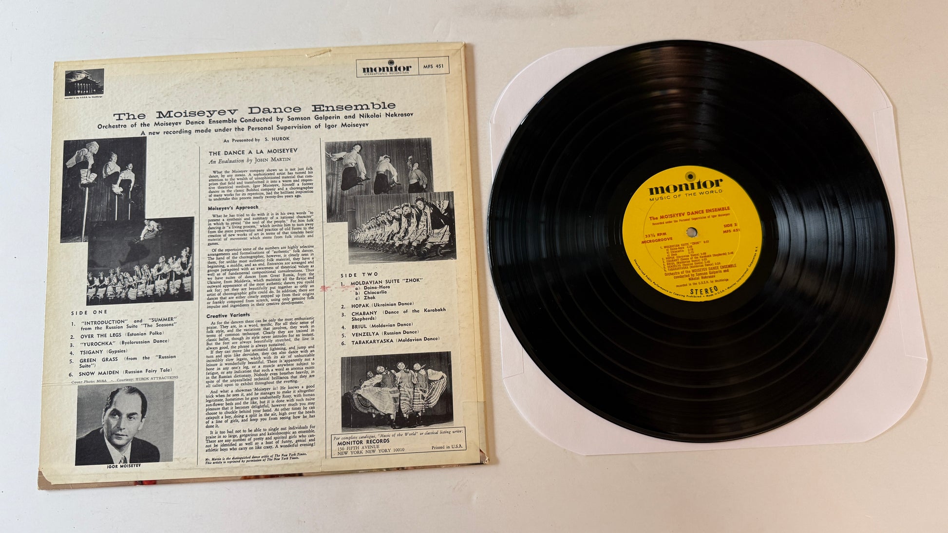 Оркестр Моисеева Moiseyev Used Vinyl LP VG+\VG+