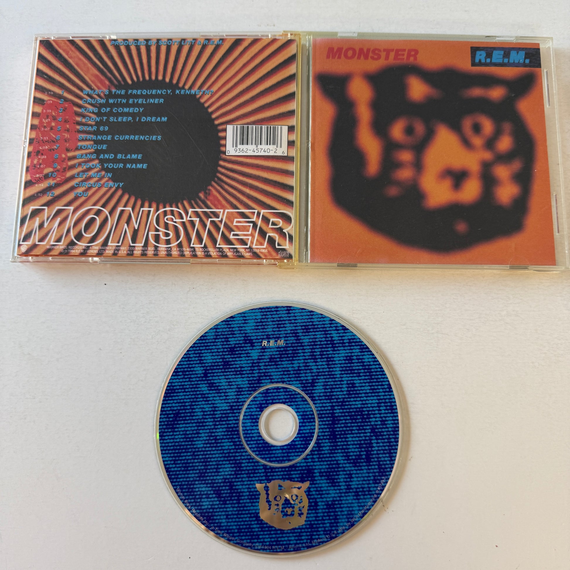 R.E.M. Monster Used CD VG+\VG+