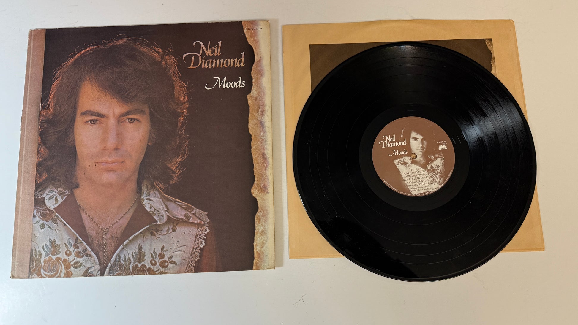 Neil Diamond Moods Used Vinyl LP VG+\VG