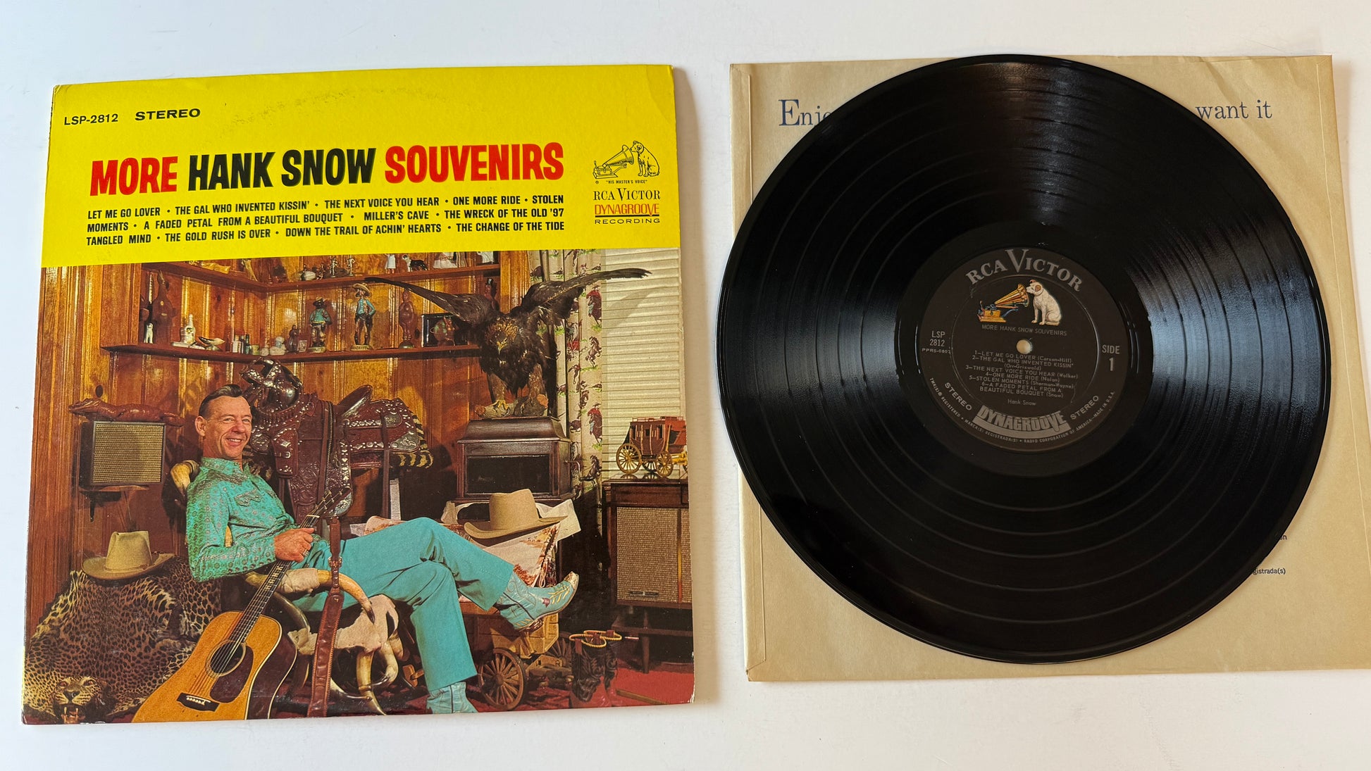 Hank Snow More Hank Snow Souvenirs Used Vinyl LP VG+\VG+
