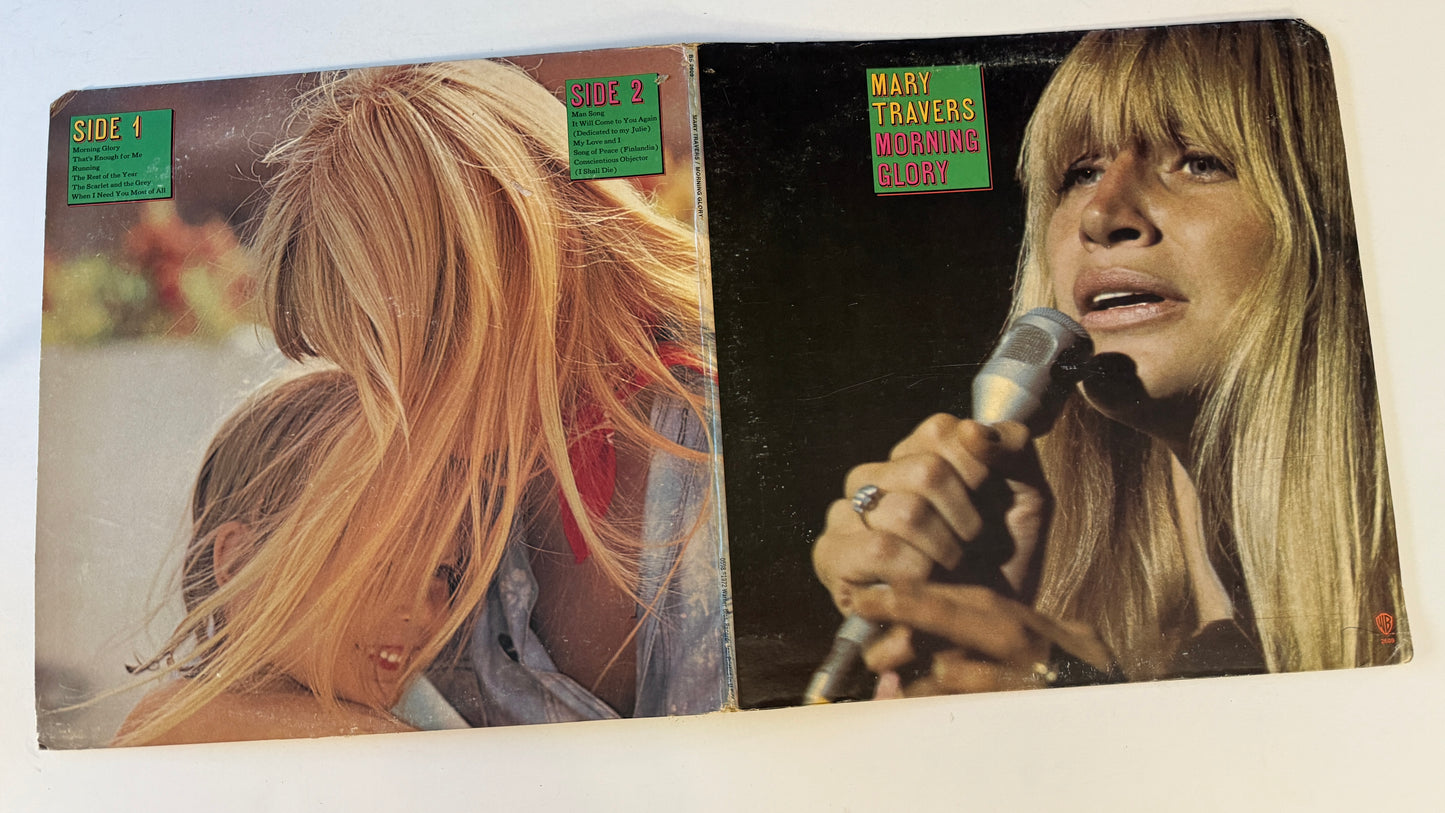 Mary Travers Morning Glory Used Vinyl LP VG+\VG