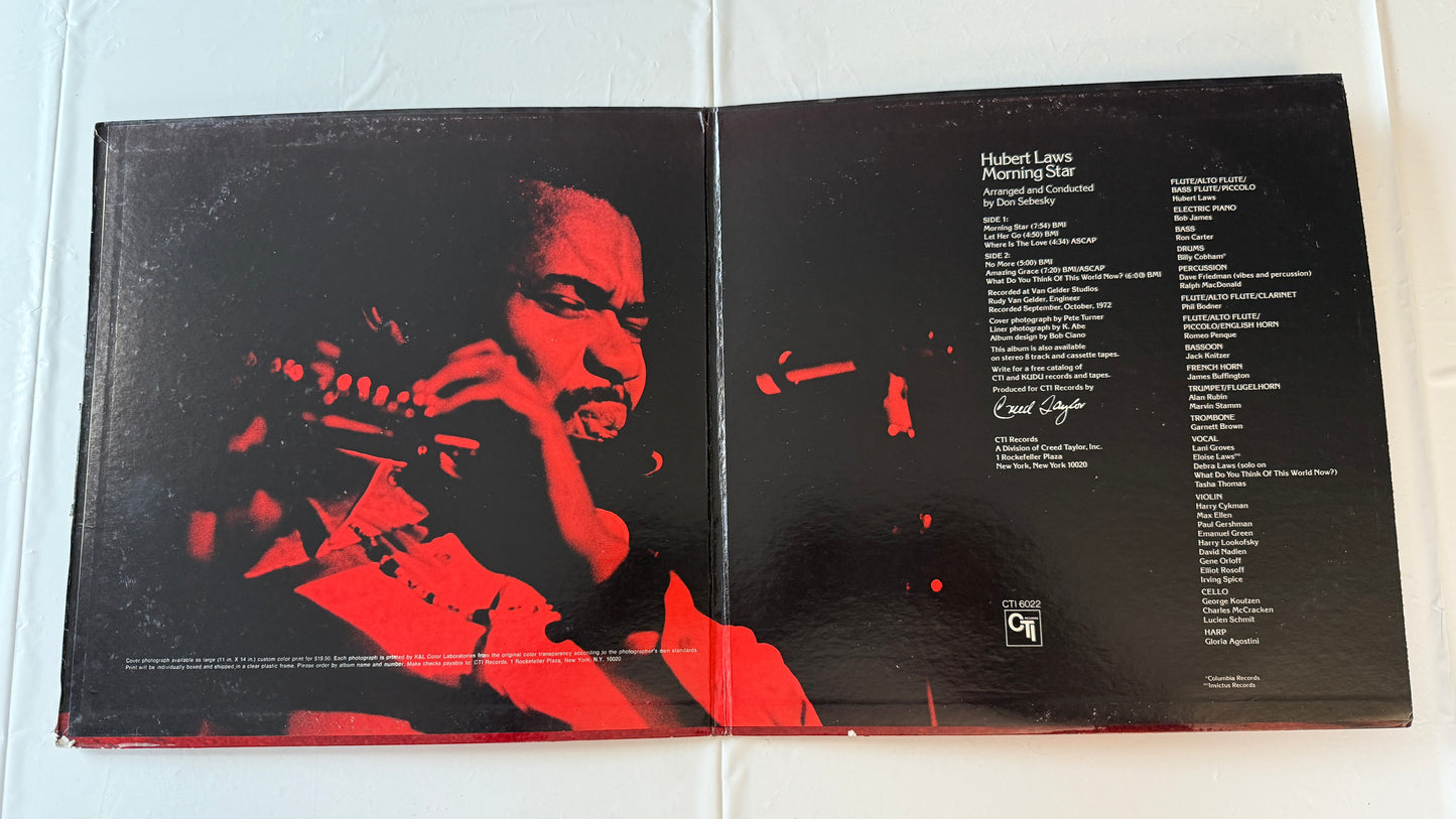 Hubert Laws Morning Star Used Vinyl LP VG+\VG
