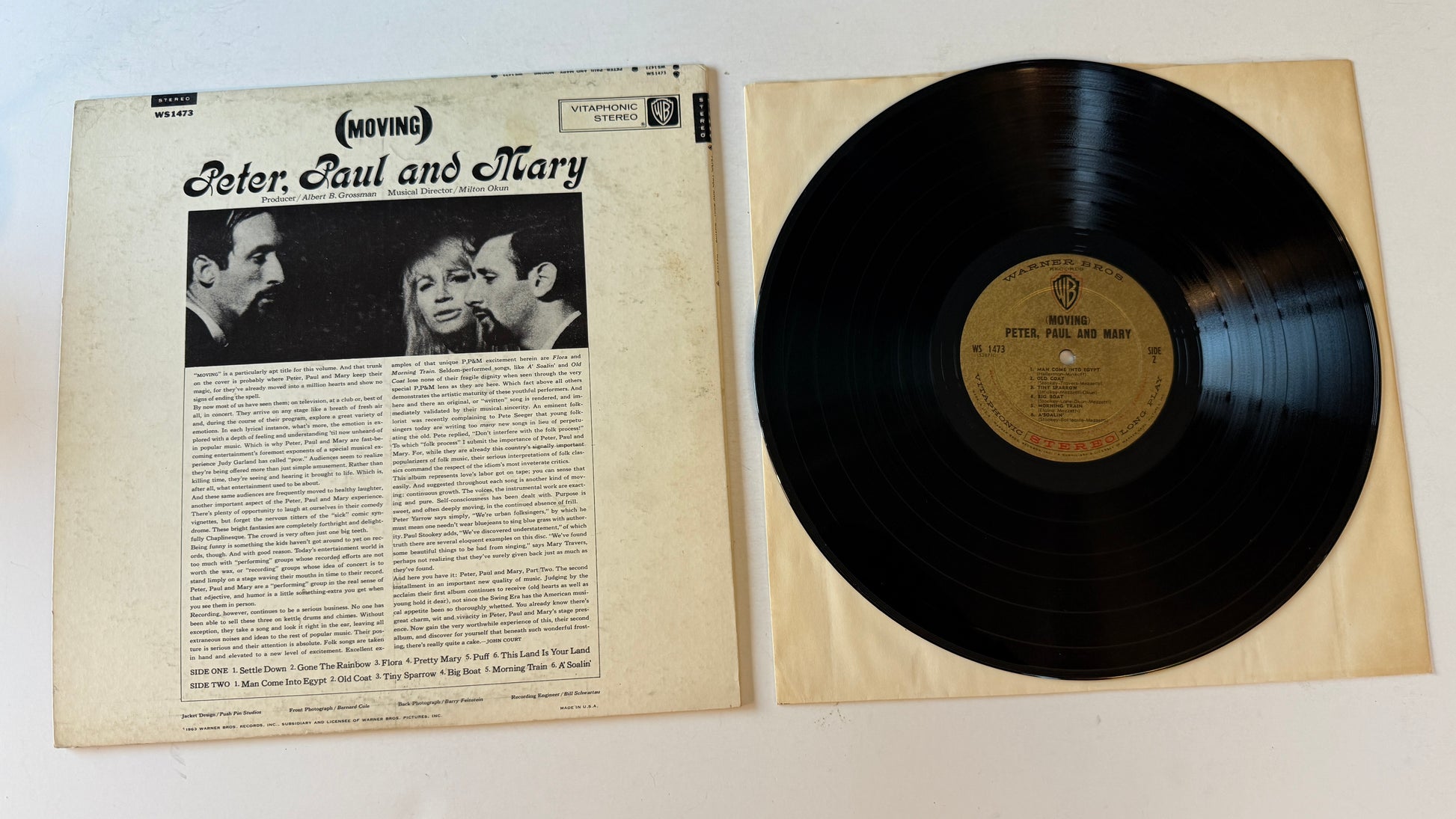 Peter, Paul & Mary (Moving) Used Vinyl LP VG+\VG