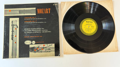 Hubert Barwahser Mozart: Concerto No. 1 In G Major For Flute And Orchestra (K.313) / Concerto No. 2 In D Major For Flute And Orchestra (K.314) Used Vinyl LP VG+\VG