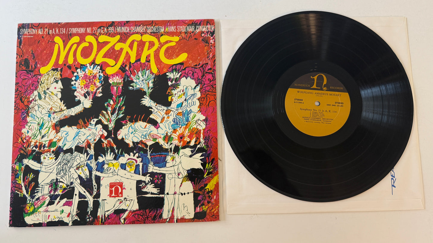 Münchener Kammerorchester Mozart, Symphony No. 21 in A, Symphony No. 27 in G Used Vinyl LP VG+\VG+