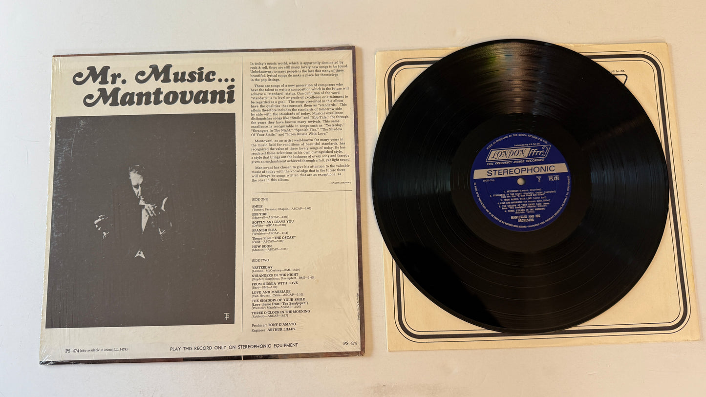 Mantovani Mr. Music...Mantovani Used Vinyl LP VG+\VG+